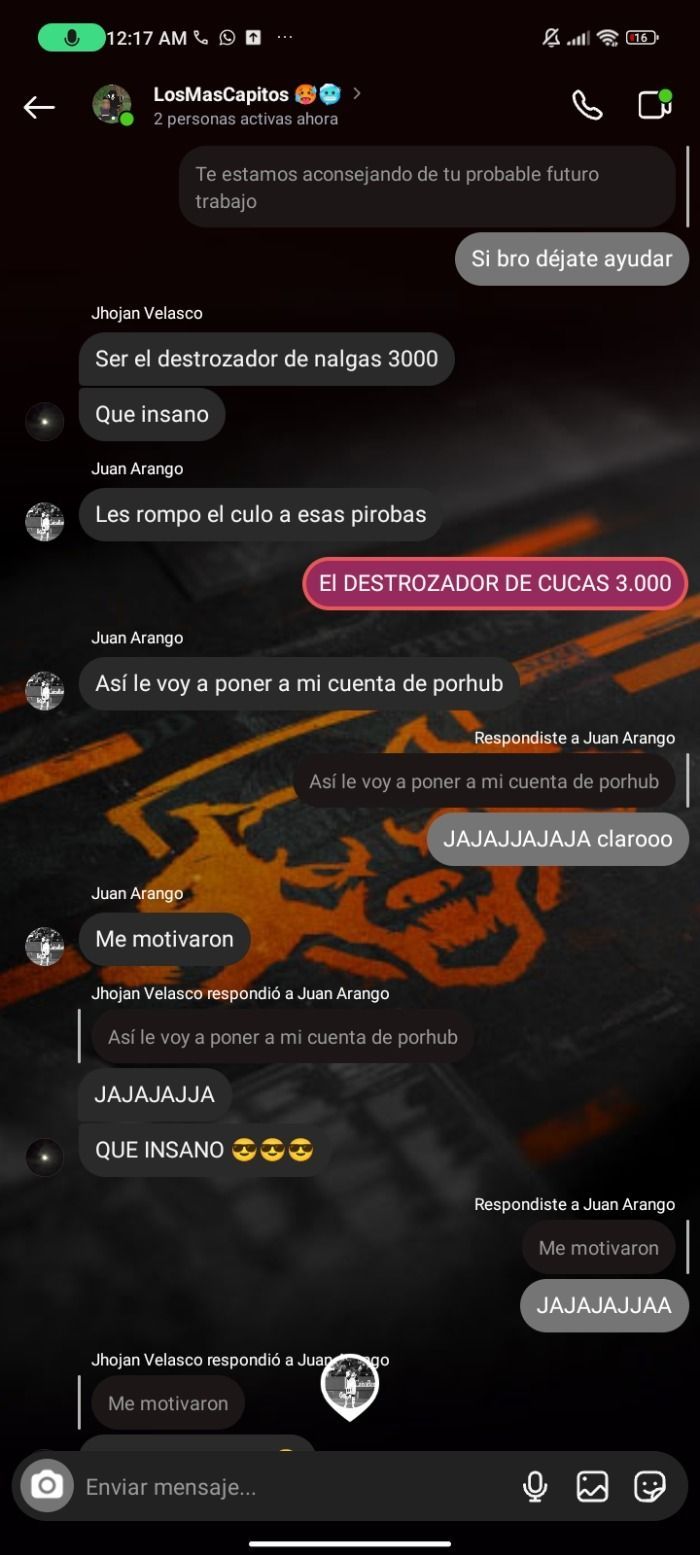 Conversaciónes Encontradas En grupo de amigos