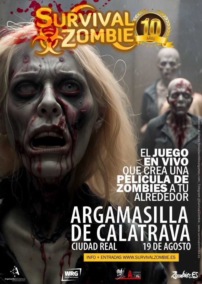 CANCELADA LA SURVIVAL ZOMBIE DE ARGAMASILLA DE CALATRAVA