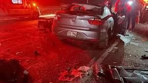 La estudiante Belen Vilches tuvo un accidente de AUTO