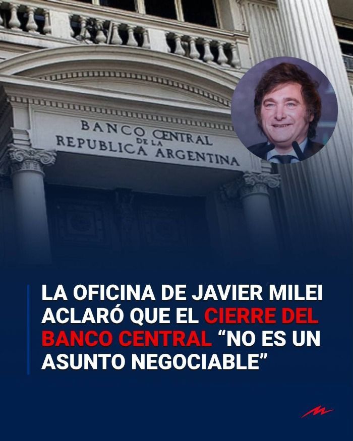 La promesa de campaña está a punto de cumplirse. Cierre del BCRA a mediados de año .