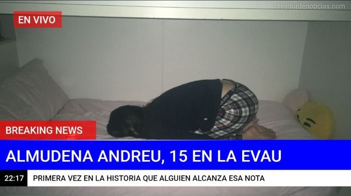 ALMUDENA ANDREU, UN 15 EN LA EVAU