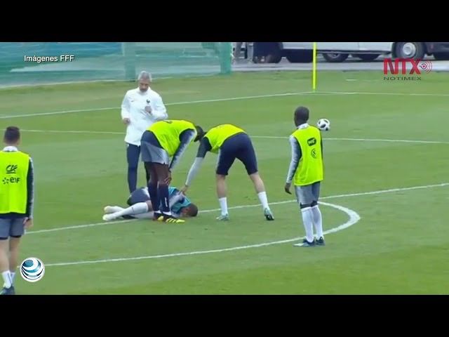 Mbappé sufre grave lesión en el entrenamiento de la selección francesa: Rotura del ligamento cruzado anterior