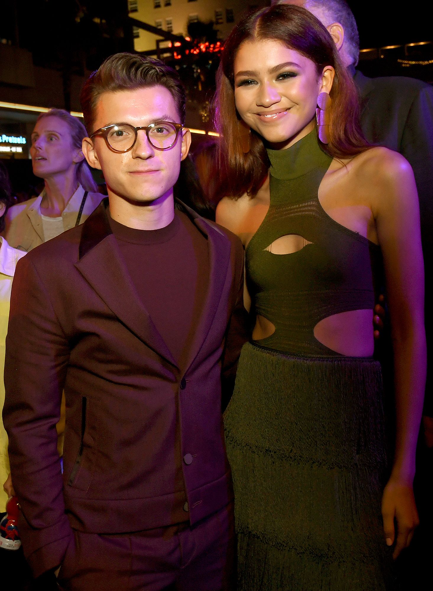 Tom Holland y Zendaya accidente de coche