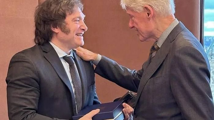 Javier Milei celebró su primer reunión con el presidente de los Estados Unidos