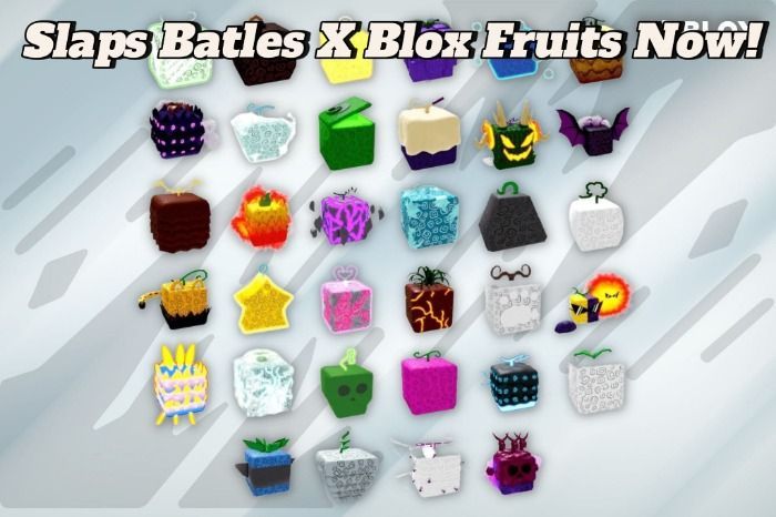 Colaboración de Slaps Batles y Blox Fruits