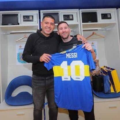 LIONEL MESSI A BOCA