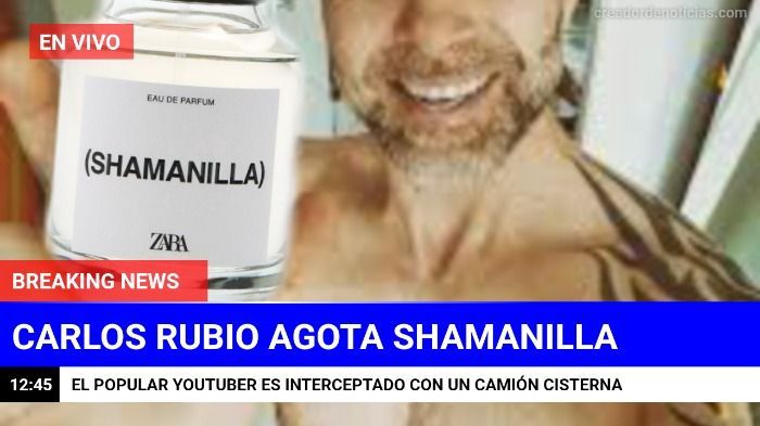 Carlos Rubio agota la producción mundial de Shamanilla