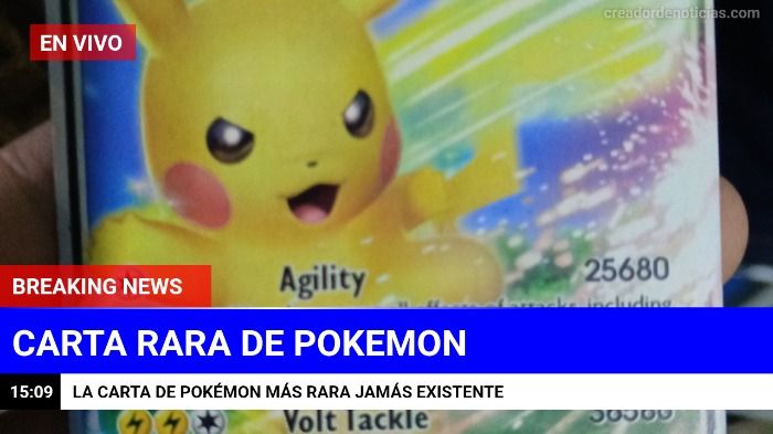 Está es una de las cartas más raras de pokemon