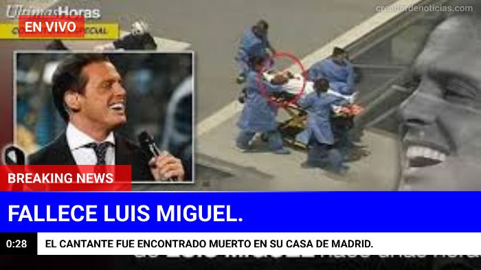 Fallece Luis Miguel en su casa de Madrid.