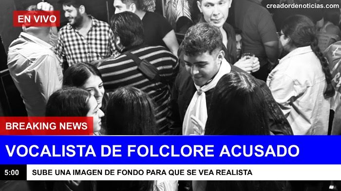 Vocalista de folclore acusado de abuso