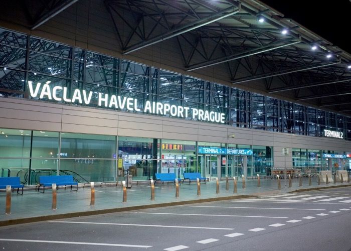 Vaclav Havel Airport in Prague Czech Republic is closed