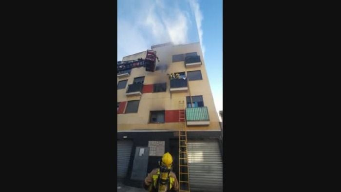 Incendio en Plaza Catalunya