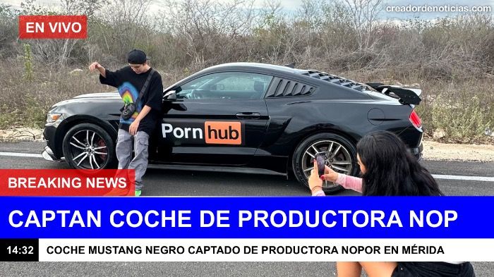 Coche captado en Mérida Yucatán de productora NOPOR