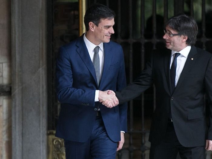 Pedro Sánchez propone que Puigdemont sea vicepresidente